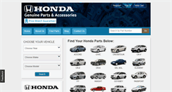 Desktop Screenshot of hondapartsonline.net